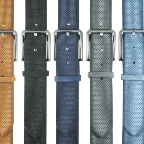 Riem blauw suéde print 454545